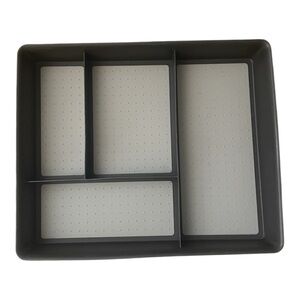 Versatile Gray Organizer Tray for Home or Office